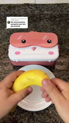 Respondendo a @senhor siririka difícil seria fazer uma lancheira pra quem tem pai presente :/ #lancheiraescolar #lancheiradodia #lancheemcasa 