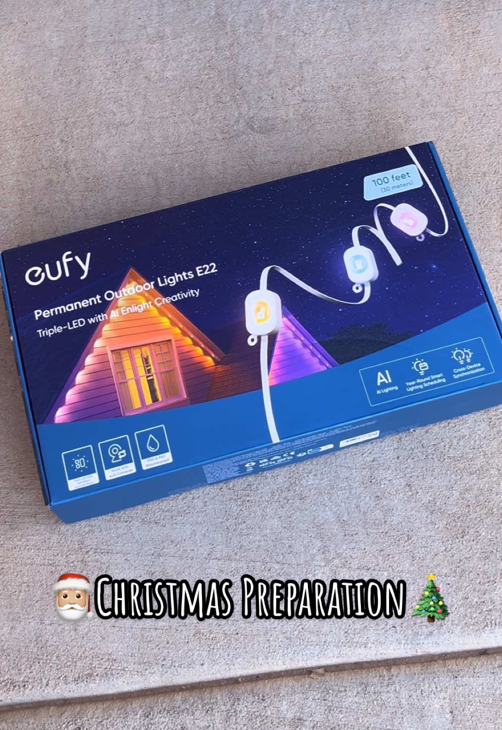I’m Going All Out! With These @eufy US Permanent Lights 🤩 #eufylights #halloween #eufypermanentoutdoorlight #outdoorlights #eufylightsoutdoor 