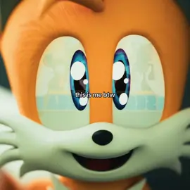 hes so cute we all love tails im so excited #tailsthefox #sonicxmclaren #sonicthehedgehog #silly #literallyme 