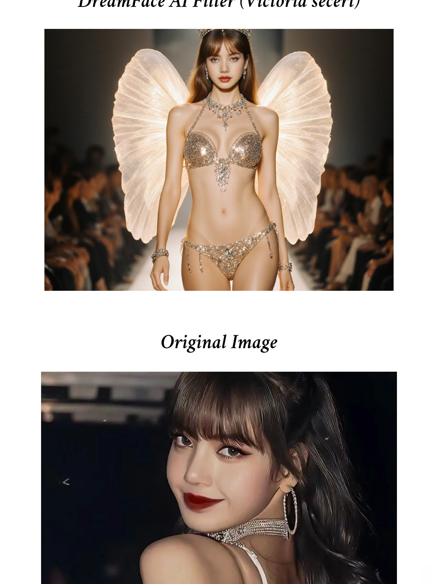 When Blackpink walked the Victoria's Secret show，With DreamFaceAI, you can generate～#dreamface #DreamFaceAI #AItrend #blackpink #trending#victoriassecret
