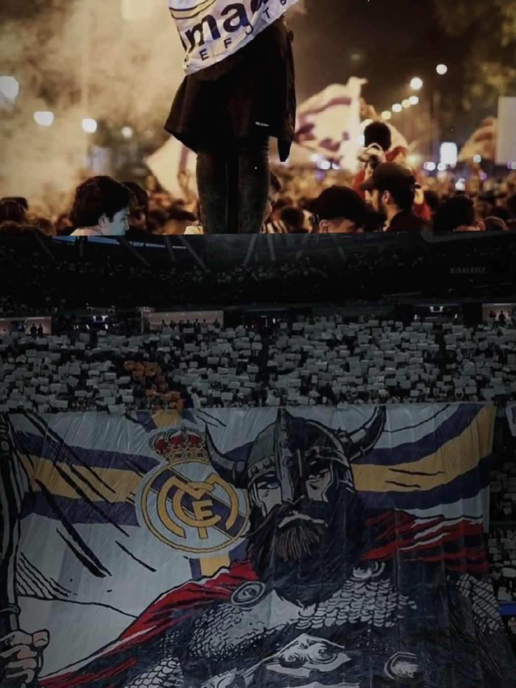 Chào mừng đến Santiago Bernabéu nơi nhà vua không bao giờ ngủ quên trên ngai vàng. #realmadridfc #realmadrid #real #madrid #madridista 