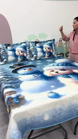 Cuvertura cu imprimeu digital 5D #raiullenjeriilor #craciun #5D 