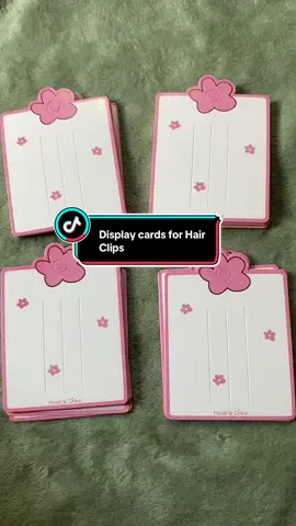 Display Cards for Hair Clip #fypシ゚ #foryou #trending #viral #fyp 