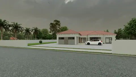 4 bedroom L shape house plan  2 Bedrooms with en-suite  General bathroom  Open lounge with dining and kitchen  Laundry room  Pantry  Double garage  R3000 WhatsApp 0608647451 #fyp #sama28 #videoviral #houseplans #amapiano 