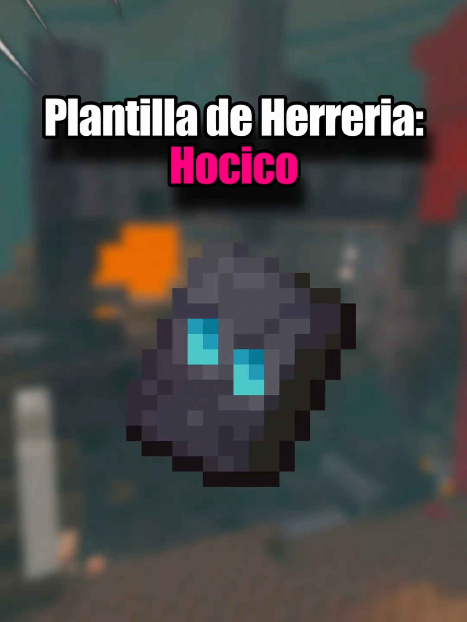 Cómo Conseguir la Plantilla de Herrería de Hocico en Minecraft #Minecraft #tipsminecraft