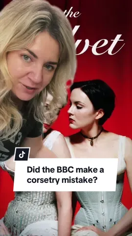 I may be exposing my costume/corsetry hyperfocus (as if there was any doubt)… but did anyone else notice that the busks on the poster for the BBC’s Tipping the Velvet were installed upside down? Is this some corsetry hack I never considered? #fypシ #costume  #tippingthevelvet #costumedesign #corset 