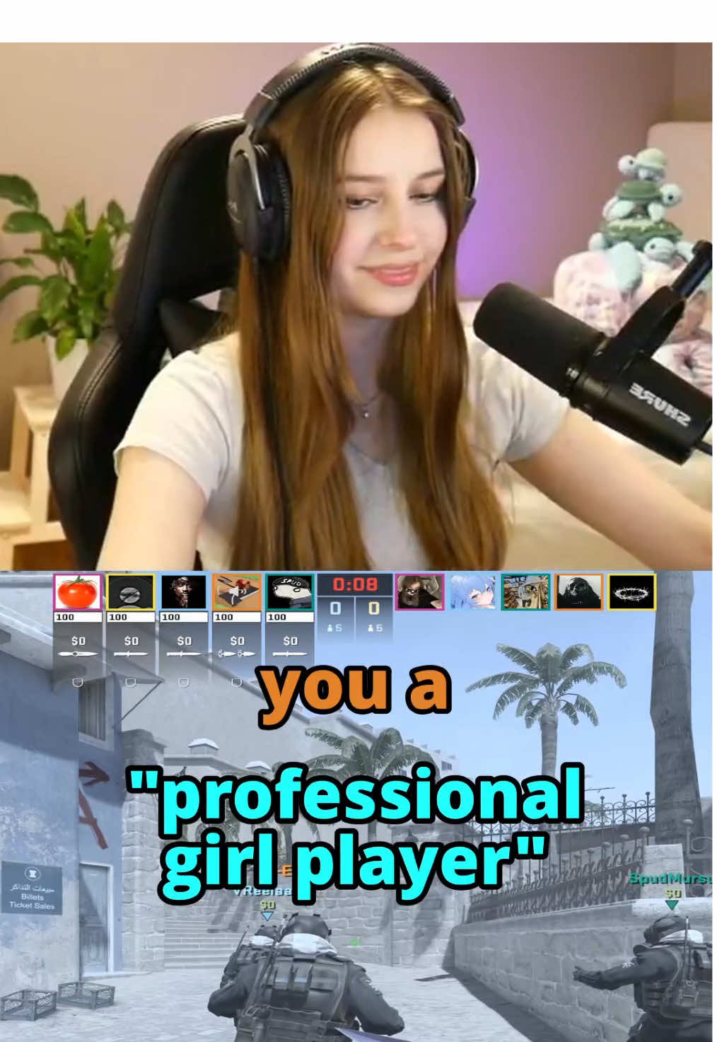 Twitch: Pokeistt #cs2 #counterstrike #twitch #fyp #GamerGirl