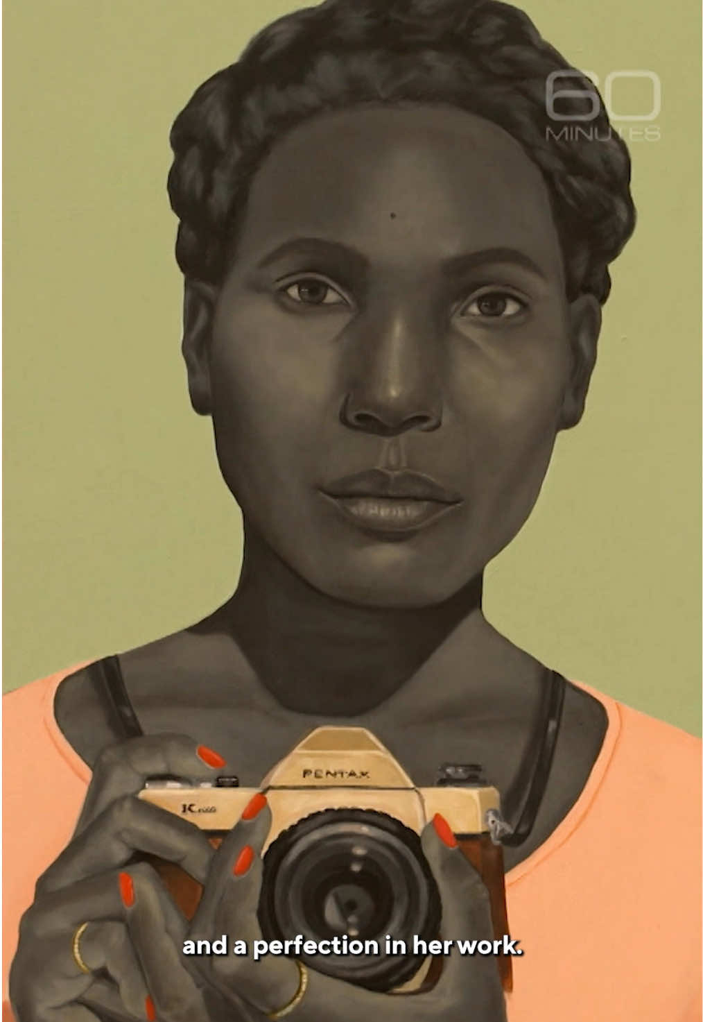 In an interview with Anderson Cooper, artist Amy Sherald explained how she finds inspiration in the 1990s kids’ show “Teletubbies.” “There's something about that perfect little world that just lives inside of my head space,” she said. #amysherald #painting #teletubbies #optimism #glasshalffull 