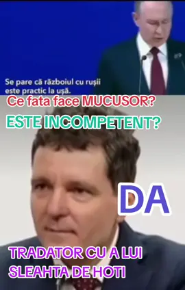 MUCUSOR INCOMPETENT#Tradatori #ROMANIA #tiktokviral #@lidiachetronie 