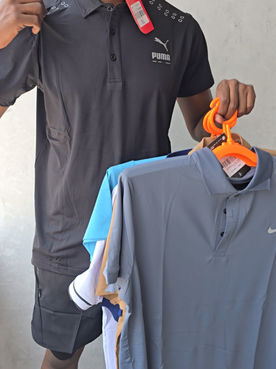 Sports polo Tshirt for men. Nike Adidas and Nike. Light weight breathable shirts for the GYM,  running, Tennis, Golf and everyday wear. suzes Xl,2XL and 3xl. 🔖1200 only. #GYM #Running #golf #sportswear  #fitnesswearkenya   fitness tshirts kenya gym wear kenya workout clothes for men kenya ladies gym t shirts kenya sportswear kenya dri fit t shirts kenya athletic wear kenya running shirts kenya gym outfits kenya fitness apparel kenya