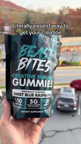 I never miss my creatine for the day because of these! #beastbites #creatinegummies #GymTok #supplementsthatwork #musclegaintips 