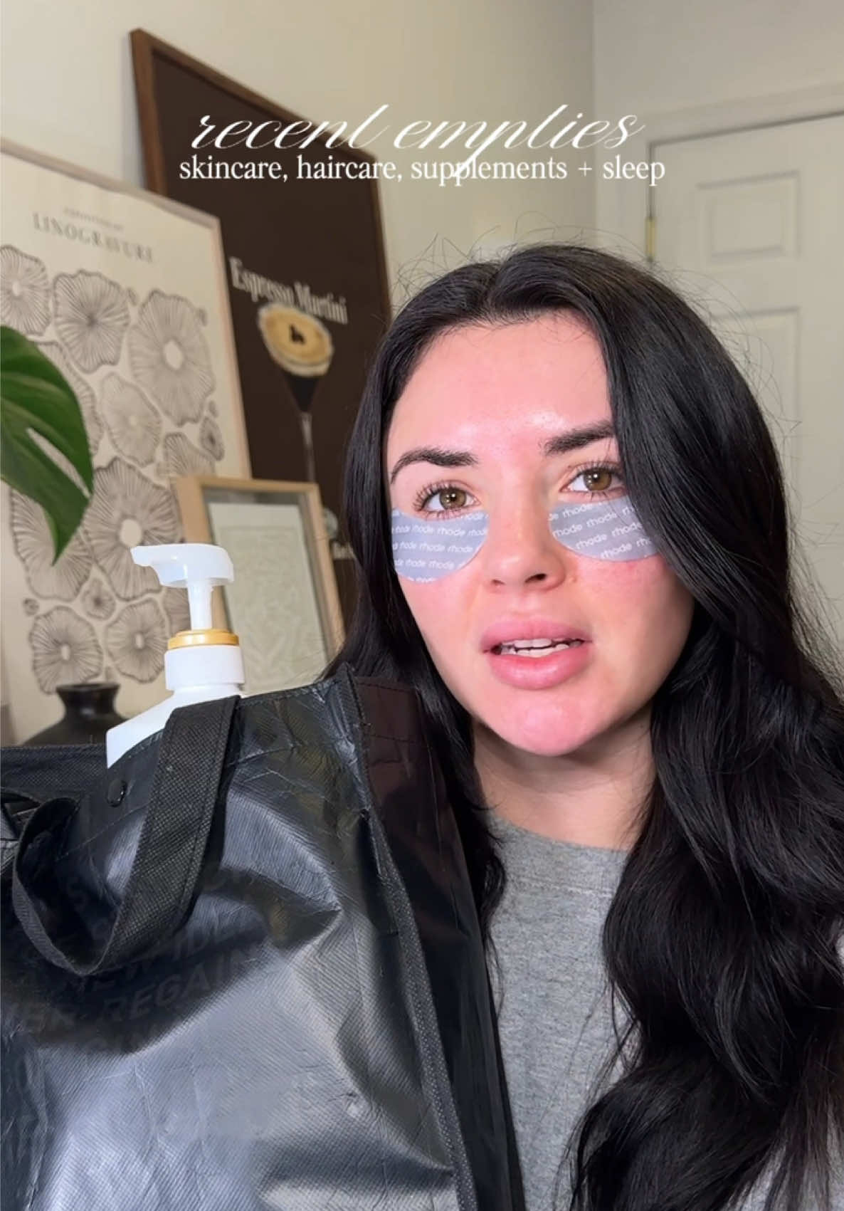 recent empties #empties #koreanskincare #rhode #hairhealthjourney #supplements 