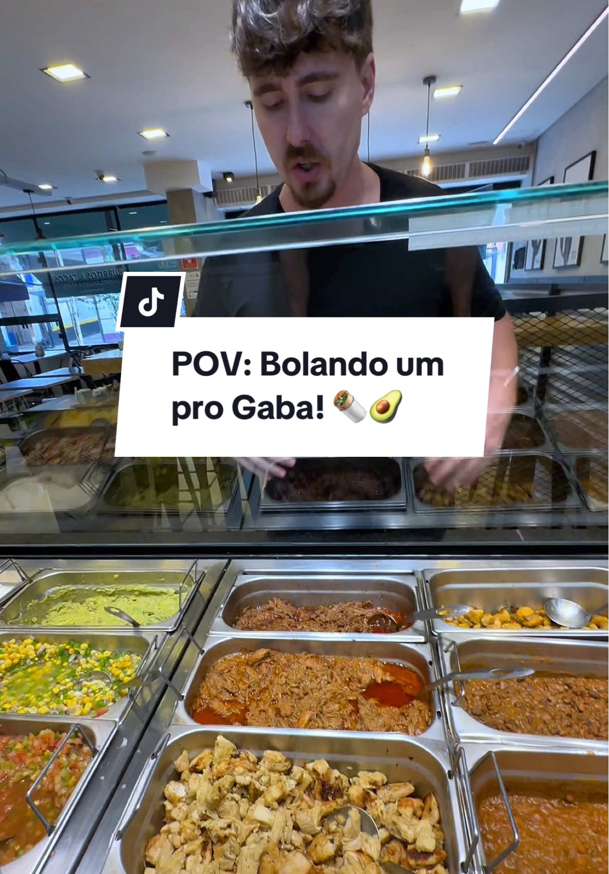 POV: Bolando um pro Gaba! 🌯🥑 #pov #povs #povfood #povbr #fy 