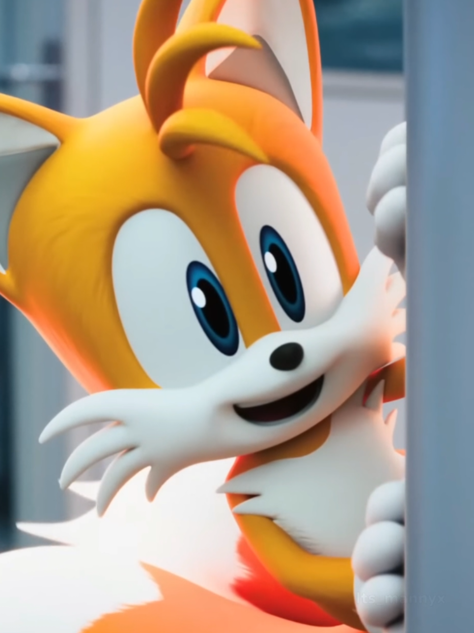 💕AHH ITS OUR CUTE MILES TAILS💗💞 #tailsthefox #sonicthehedgehog #tails #fyp #foryou 