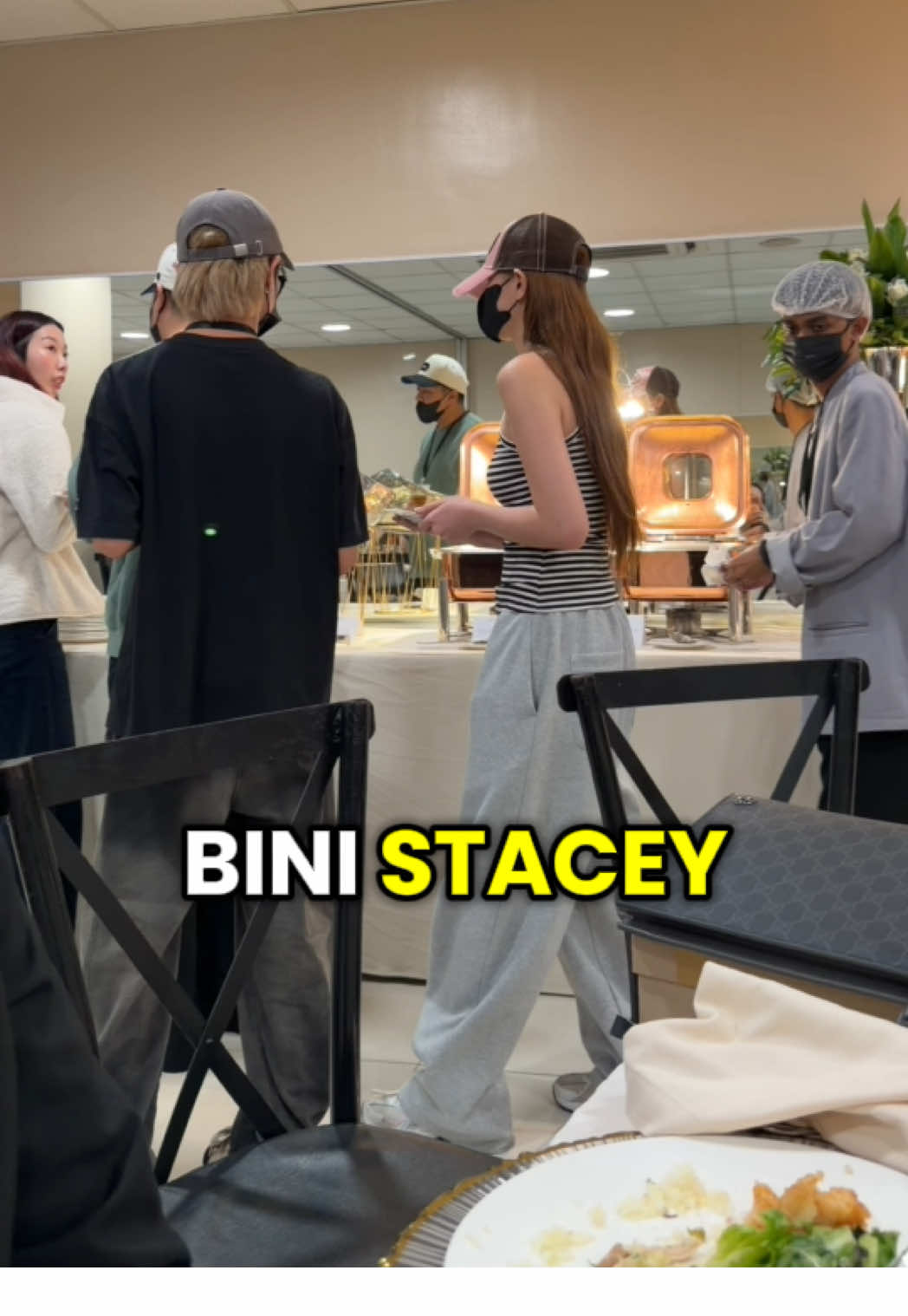 BINI Stacey! Nakasabay namin sa Dinner Buffet! #bini #BINI #bloom #binistacey 