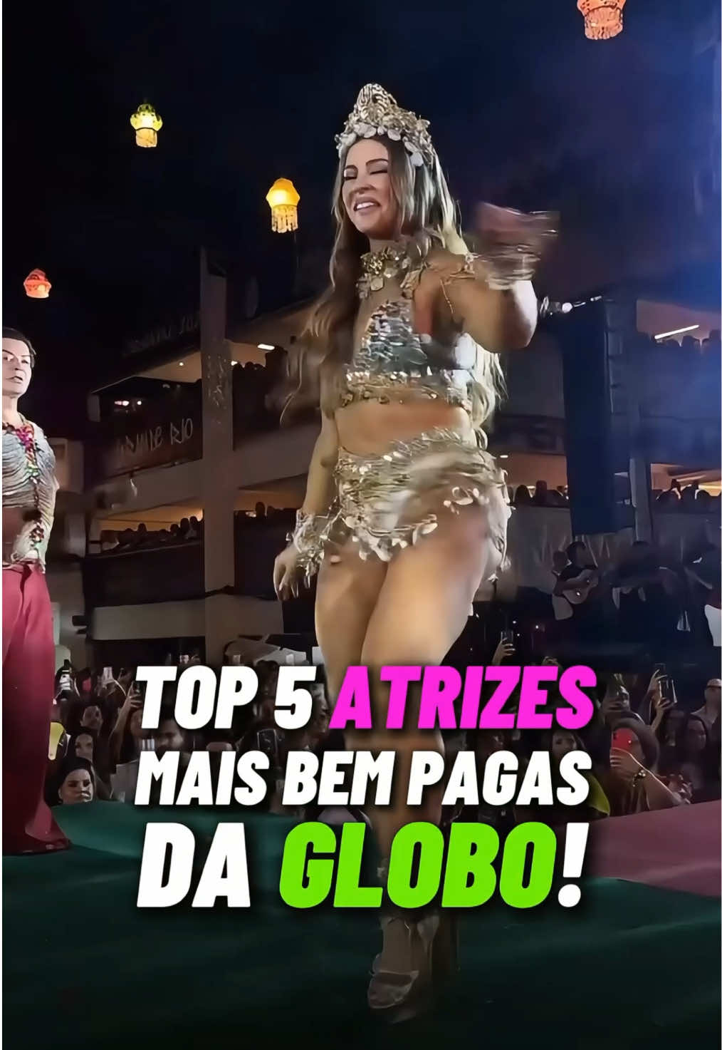 TOP 5 Atrizes mais bem PAGAS da GLOBO! 🤑💰🔥 #novela #filme #serie #celebrities #viral 