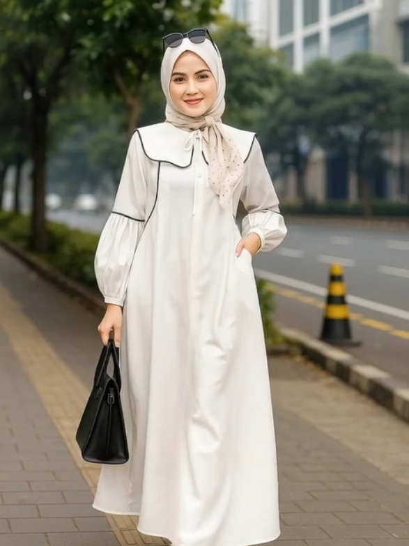 Gamis Abaya Meca Bahan Toyobo Premium Size SM L XL XXL #gamis #trending #promoguncang1010 #fypシ゚ #fyp 
