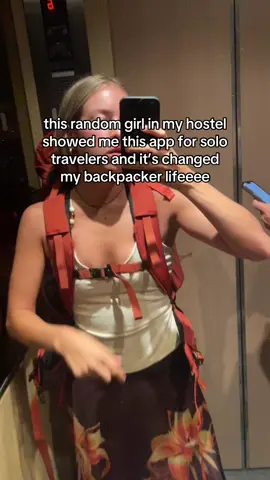 Backpackers hear me out: THIS solo traveling app has changed the game for me!!!  #solotraveltips #solotravel #traveltok #travelhacks #backpacking 