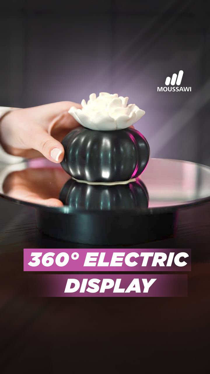 Your products deserve the spotlight. Put them on our 360° electric display and shoot in style. Dual-direction rotation, chargeable, lightweight, and durable. Perfect for creators & online sellers منتجاتك لازم يبرقوا. حطن عالطاولة الكهربا 360 درجة وخلي التصوير يطلع محترف عالآخر. بتبرم يمين شمال بزر واحد، بتنشحَن، خفيفة، قويّة وبتتحمّل. Dm to order or via WhatsApp 70/999400 #MoussawiMobile #electricdisplay #iphonehacks #beirut #lebanon 