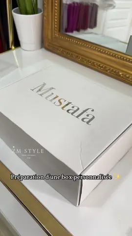 Préparation d’un box personnalisée ✨ #preparationcommande #tapispersonnalisé #zmstyle #pourtoi