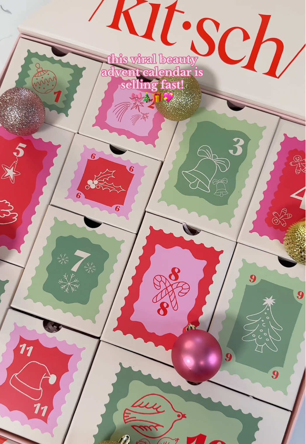 This viral beauty advent calendar is limited edition and selling fast! Grab yours now 👀🎀 #adventcalendar #beautyadventcalendar #giftsforher #foryoupage #holidaygifts @Megan 