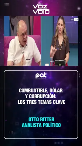 El analista político Otto Ritter destaca los tres temas que el nuevo presidente debe priorizar: el combustible, la estabilidad del dólar y la lucha contra la corrupción. 🇧🇴💬💪 #VozyVoto #PatBolivia #PatDigital #NuevoGobierno #EconomíaBoliviana #Combustible #Corrupción