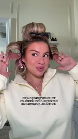 day 1 of trying to embrace my natural short hair #shorthairstyles #shorthaircut #shorthair #howtostyleshorthair 