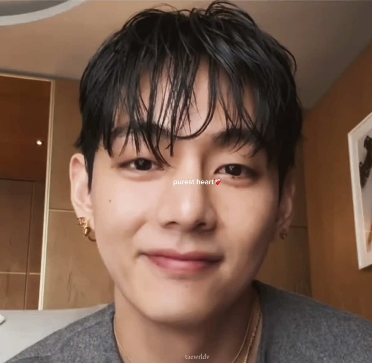 i don’t even know how to put it into words. there’s just something about him something so warm, so safe, so familiar. he feels like home. no one has ever made me feel the way taehyung does. he’s my comfort person, my safe place, my calm in the middle of everything. when the world feels too heavy, it’s his smile, his voice, his presence that somehow makes it all okay again. he doesn’t even realize how deeply he touches people, how deeply he touches our hearts. it’s the way he laughs, the way he looks at the camera like he’s talking right to you, the way his energy feels so genuine and full of love. there’s nothing fake about him. he’s just… so real. and that realness is everything. he makes you feel so seen and understood.  i love him so so much more than i have ever loved anyone it’s almost overwhelming. he makes me want to be softer, kinder, better. he’s done more for me without even knowing it than anyone else ever has. he’s my peace, my light, my reason to smile, my whole life.  but it hurts so much to see how misunderstood he is by the world. how people twist things just to bring him down, when all he’s ever done is be kind. because for me, he’s the kindest, the purest, the warmest, the best person in the world. there’s no one like him.. never has been, never will be. he deserves nothing but love, nothing but peace, nothing but happiness. i just hope one day he’s free from all of this, from the weight and the hate, because he deserves to breathe, to live, to be happy more than anyone. i hope he will always know how loved he is. and i hope life gives him back every bit of warmth and love he’s ever given to others. he deserves the whole world and more. always and forever with you my heart. ALWAYS❤️‍🩹 #heartoftaehyung #taehyung #kimtaehyung #btsv #fyp 