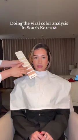 AD Finally trying the viral color analysis in SEOUL!!!! 🤭 obviously had to take my results to make my lip combo for tonight! I used the @laneige_us Glaze Craze Tinted Lip Serums 🤍 #laneige_partner