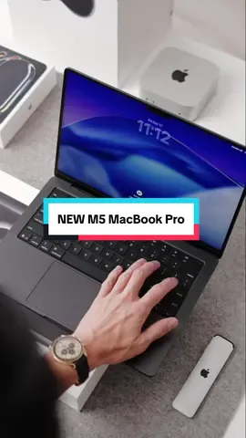 New updated M5 MacBook Pro UPDATED (only base chip!) Interestingly, we don't have any announcements on the M5 Pro/M5 Max. Do you think Apple will keep those for the supposed OLED MacBooks, or release them early next year?  #macbook #macbookpro #Tech #Technology #unboxing