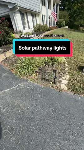 Brighten your walkway and save on energy with these durable solar powered lights #EcoFriendly #HomeImprovement #tiktokshopcreatorpicks #tiktokshopcybermonday #tiktokshopblackfriday 