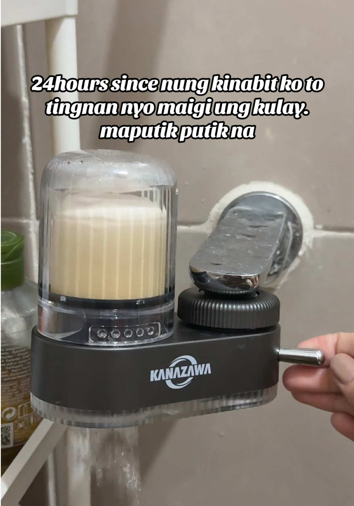 Ang dumi talaga ng tubig kapag walang filter.  🥹