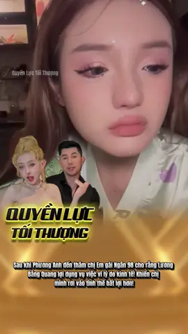 Sau khi Phương Anh đến thăm chị Em gái Ngân 98 cho rằng Lương Bằng Quang lợi dụng vụ việc vì lý do kinh tế! Khiến chị mình rơi vào tình thế bất lợi hơn! #tintuc #viral #ngan98 #xuhuong #fyp 