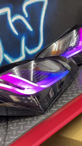 RGB genesis coupe tails #ntxglow #genesiscoupe #rgb 