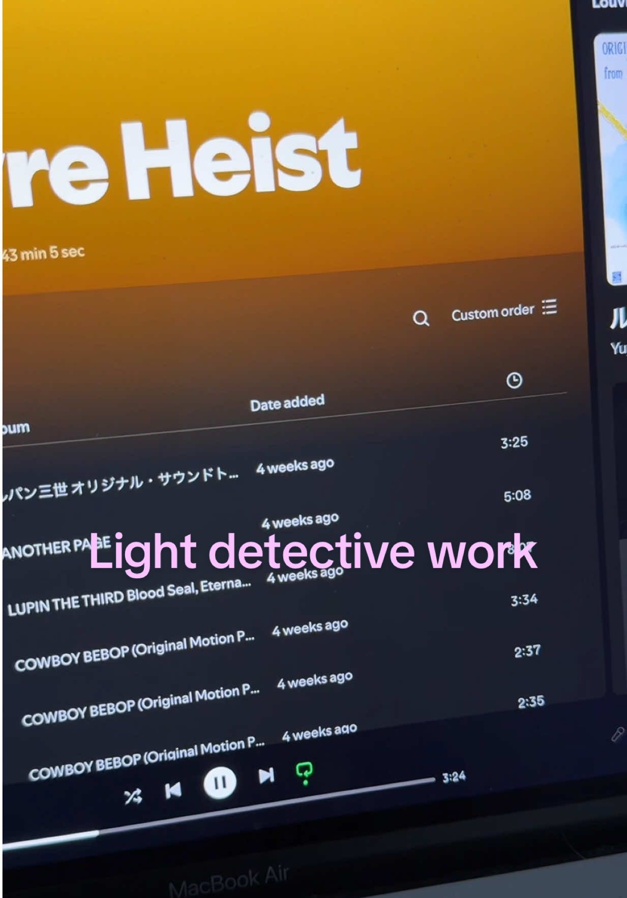Jokes jokes alleged alleged (It’s a good playlist tho) #louvre #heist 