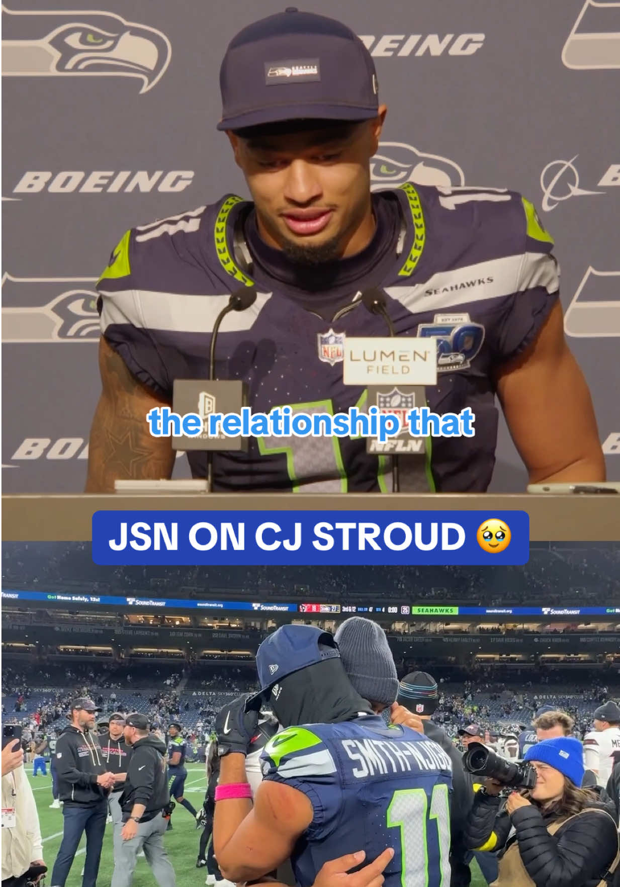 Brothers for life 🤞 #nfl #seahawks #jsn #stroud #osu 