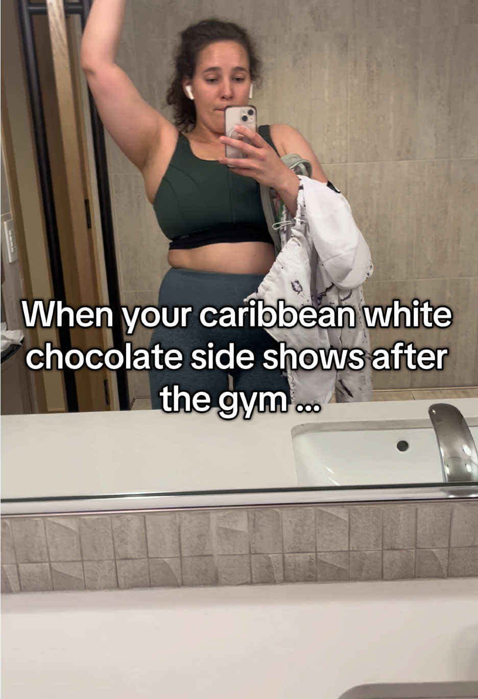 Most-gym celebration dance #caribbeantiktok #islandgirl #whitechocolate #fwi #pt