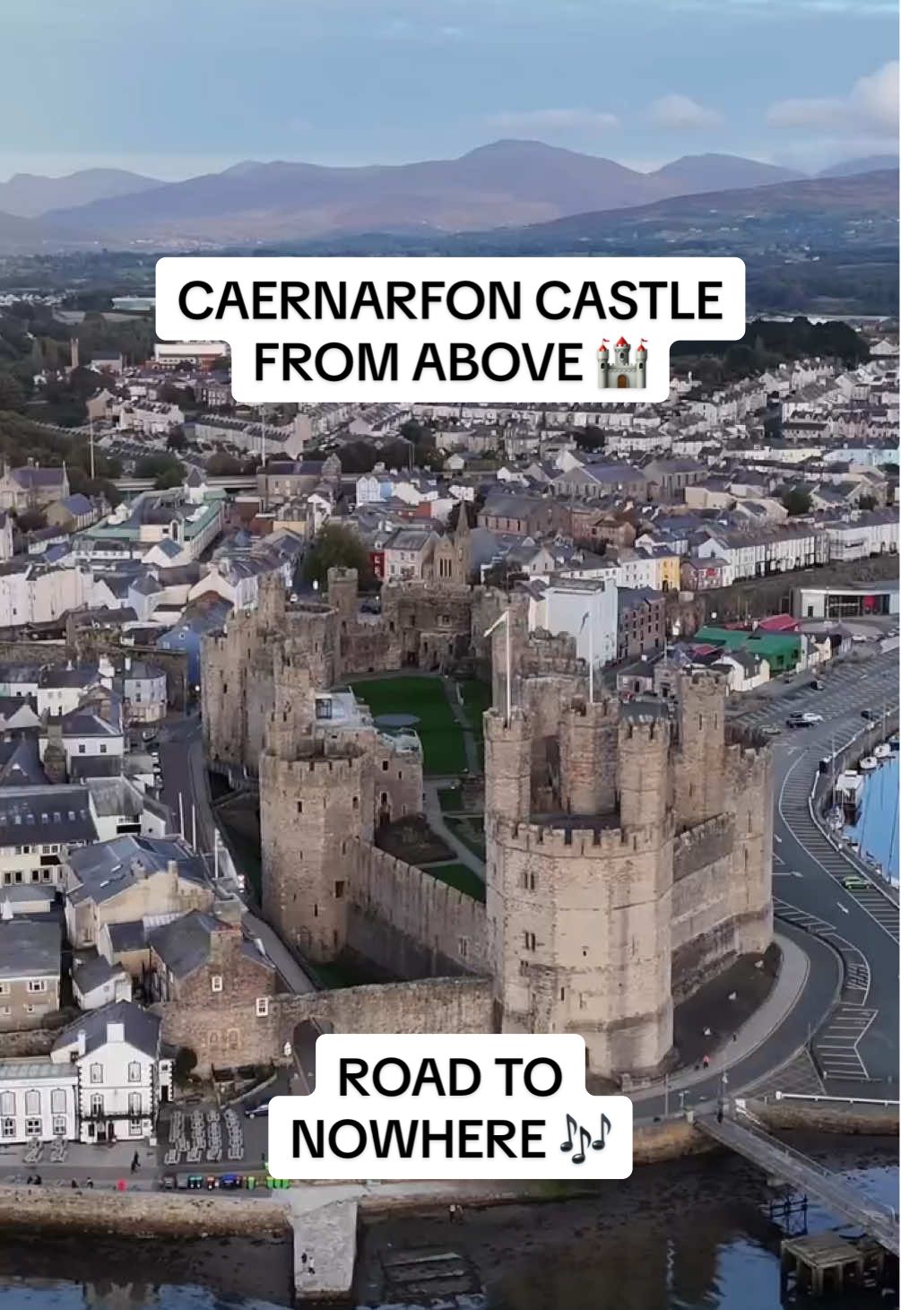 Caernarfon Castle meets Ozzy Osbourne’s “Road to Nowhere” — Wales in all its epic glory 🇬🇧🏰 📽️FULL 4K VIDEO ON YOUTUBE ✅ 🚁 Explore the mighty Caernarfon Castle, one of Wales’ most iconic fortresses, through stunning Drone footage set to Ozzy Osbourne’s “Road to Nowhere.” 🦇 🏰 Built by King Edward I in the 13th century, this UNESCO World Heritage Site still stands as a symbol of Welsh history, strength, and beauty. Captured with the DJI Mini 4 Pro, this short offers a cinematic journey through time and music — a tribute to both Ozzy’s legacy and Wales’ medieval majesty. #CaernarfonCastle #UNESCOWorldHeritage #DroneVideo #ozzyosbourne #ripozzy                          