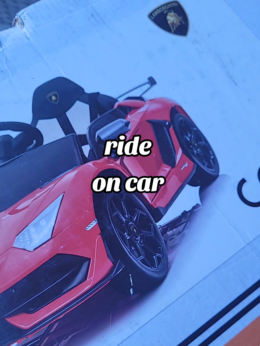 if you can't tell we love a good ride on car #rideoncar #kidsridingcar #kidslambourghini #rideonlambourghini 