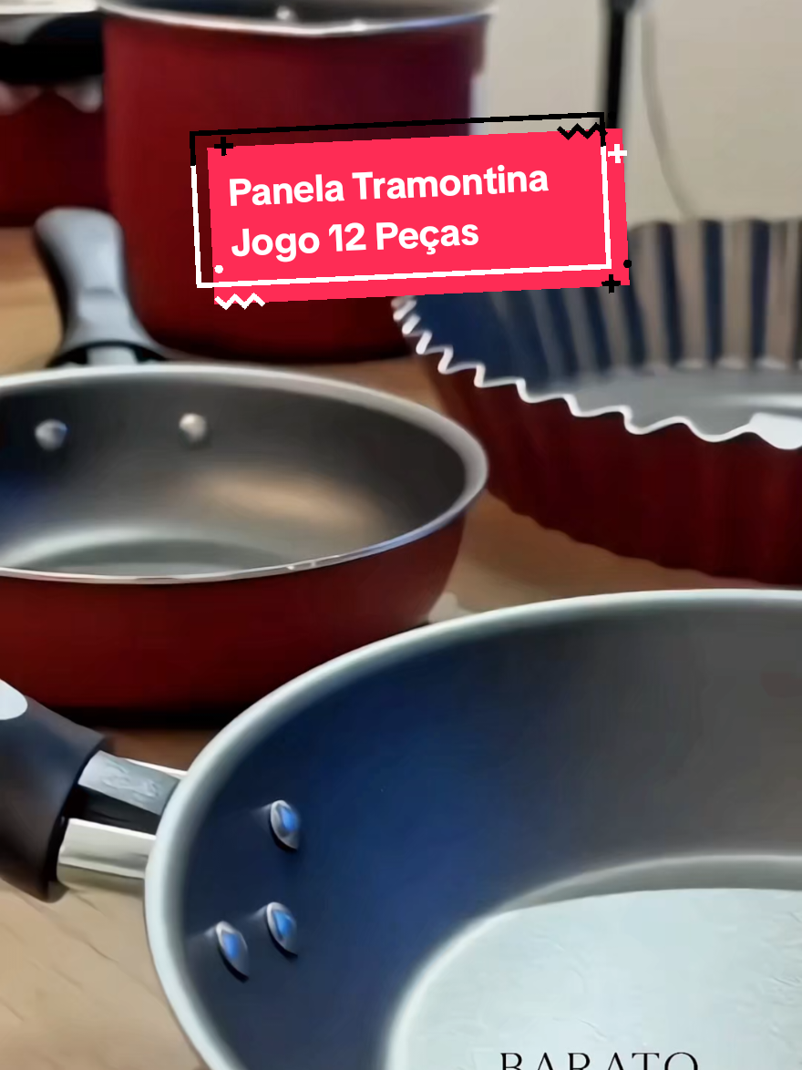 *Panela Tramontina Jogo 12 Peças Linha Turim* #PanelaTramontina #PanelaTramontinaTurim #PanelaTramontinaAntiaderente #PanelaTramontina12Peças #PanelaTramontinaCozinha