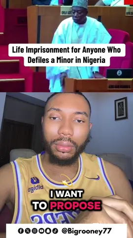 BREAKING NEWS: Life Imprisonment for Anyone Who Defiles a Minor in Nigeria #viral #fyp #Nigeria #life #CapCut 