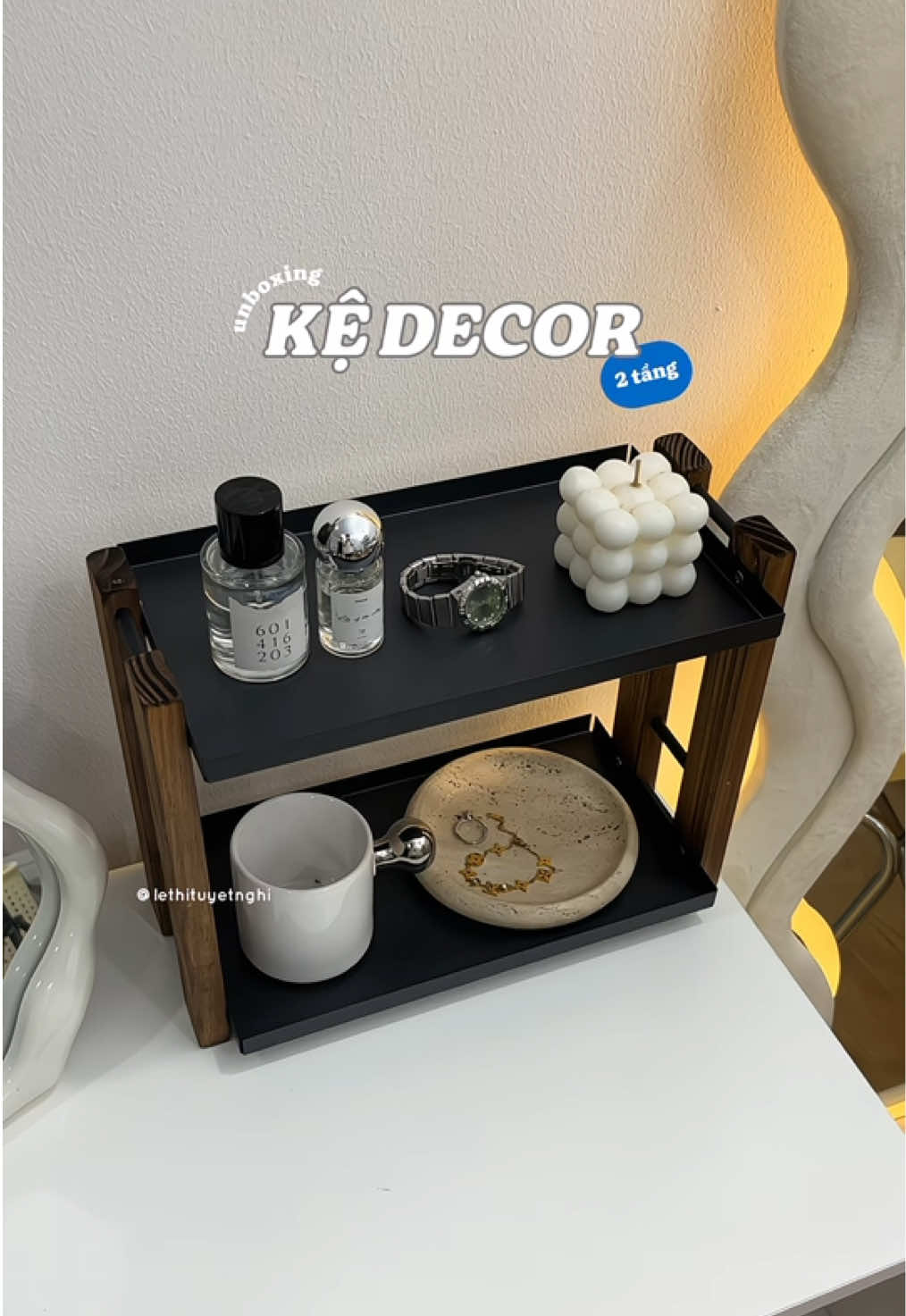 kệ này hợp với phòng tui lắm lun á 🏚️🍂📦#kedungmypham #unboxing #homedecor #asmr #muataitiktok 