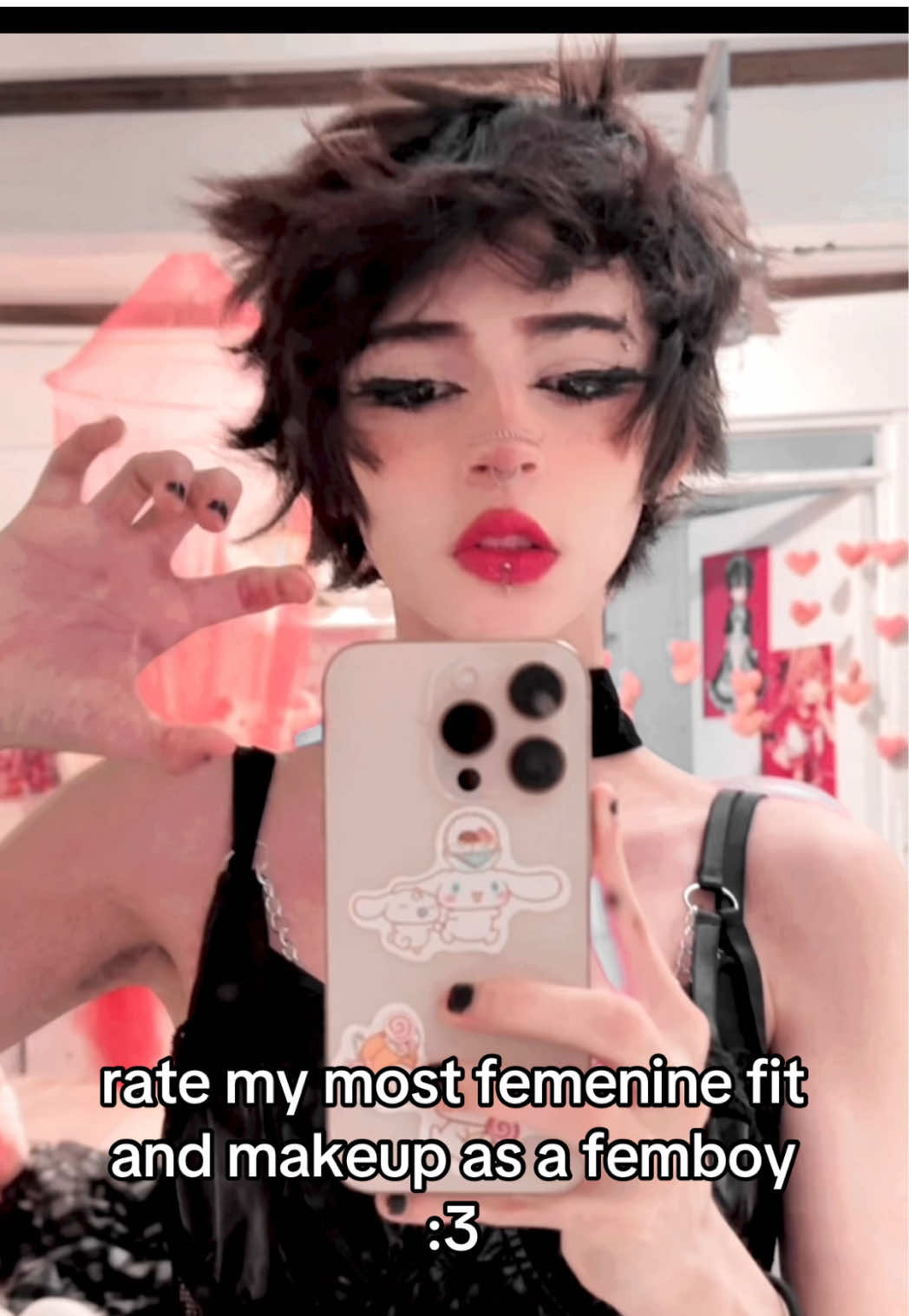Also i tried wearing these type of shirts :3 I never used them tbh 😭🙏🏻 #femboy #meme #humor #femenineboy #alt 