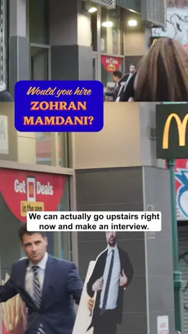 Not Even McDonalds Would Hire Zohran Mamdani? #saynotozo 