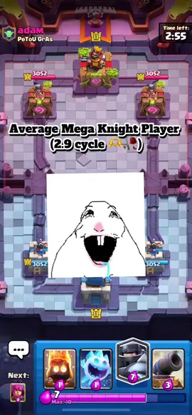 Megaknight Players 😡😾#clash #royale #megaknight #fyp 