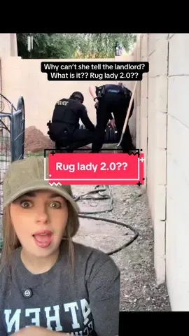 Why can’t we tell the landlord?? 😳 what do yall think it is?? #ruglady #csi @ evrybdyluveserica 
