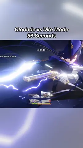 This was my best run out of about 20 attempts so maybe less than 50 seconds is possible with different builds. #gacha #gaming #clorinde #GenshinImpact #genshin 