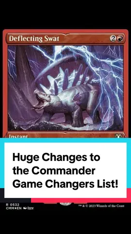 HUGE changes to the #commander Game Changers list! #mtgcommander #magicthegathering #mtg #mtgcommunity 