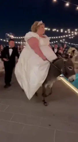 Eine Braut 👰, ein Esel 🫏 und ein infinitypool 🌊 Hochzeitstag 