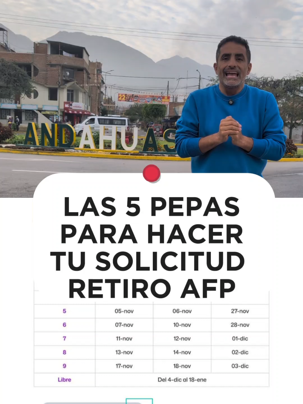 #Las5Pepas para que te inscribas  correctamente desde hoy en el retiro de fondos de las AFP. Sigue cada uno de los pasos y completa tu registrom